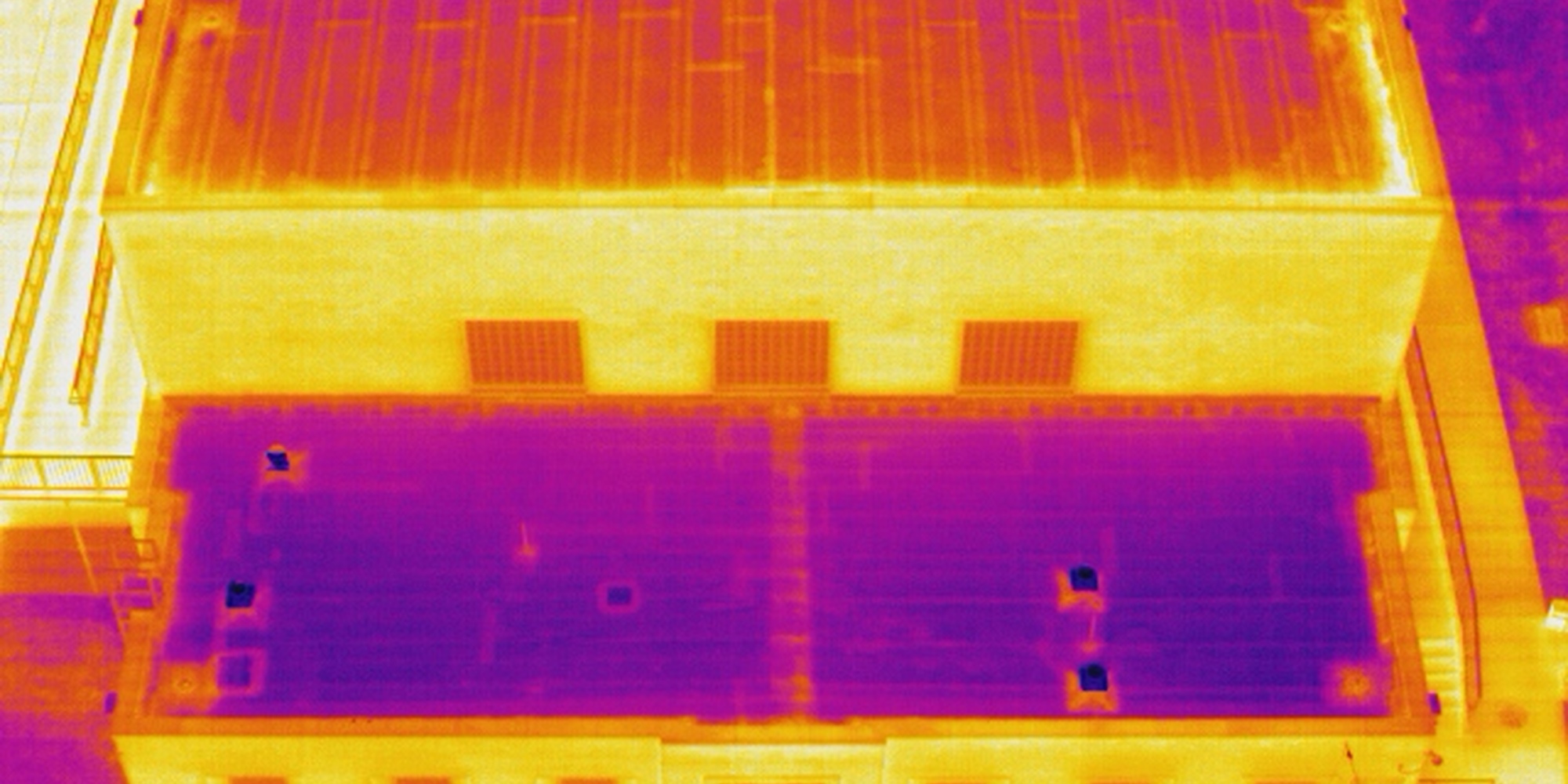 Infrared Drone Roof Scan Project